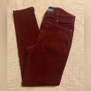 Modcloth Burgundy Corduroy Trousers